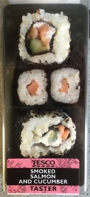 Smoked Salmon and Cucumber Taster