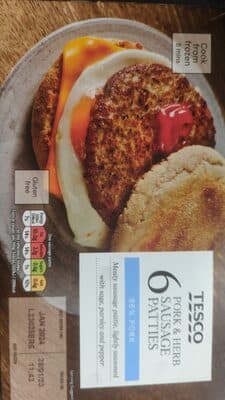 Pork & herb Sausage Patties