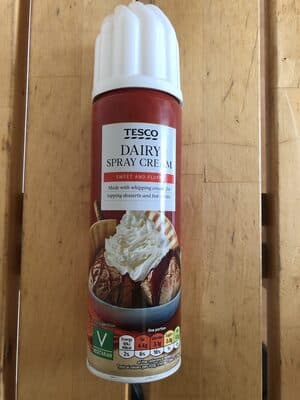 Dairy Spray Cream