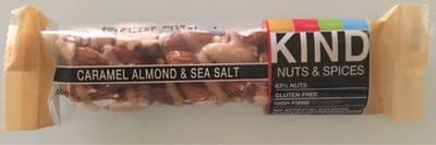 Kind Nuts & Spices Caramel Almond & Sea Salt Bar