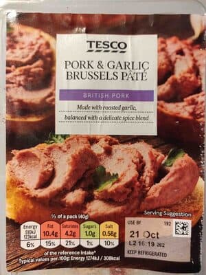 Pork & garlic bressels pte