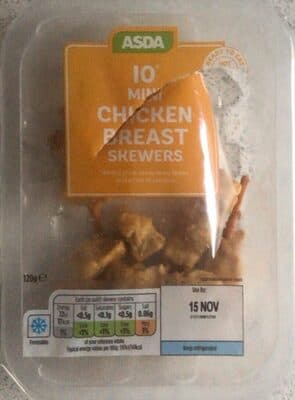 Mini Chicken Breast Skewers