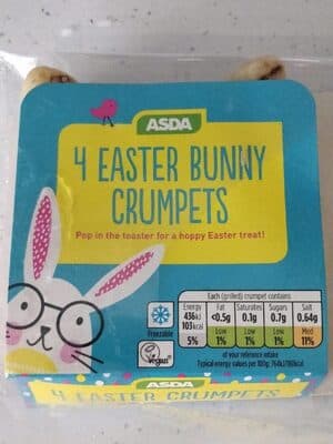 Easter Bunny Crumpets