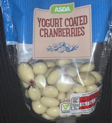 Yogurt Coated Cranberries