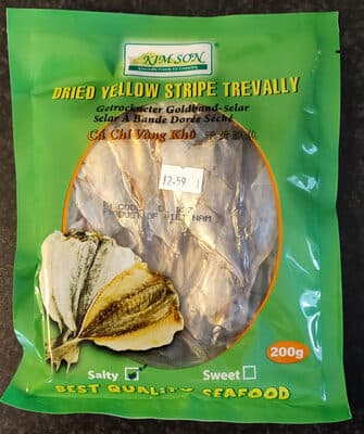 Dried Yellow Stripe Trevally