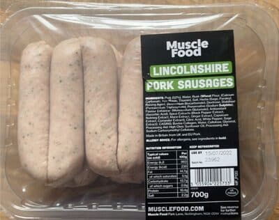 Lincolnshire Sausages
