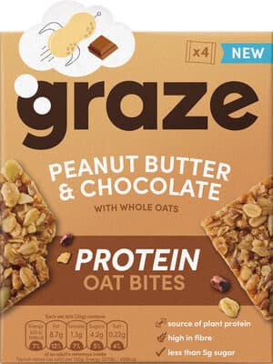 Peanut Butter & Chocolate Protein Oat Bites