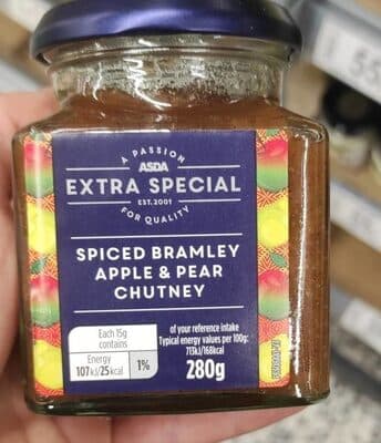 Spiced Bramley Apple and Pear Chutney