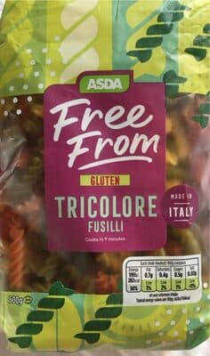 Gluten Free Tricolore Fusilli