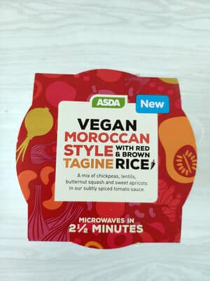 Vegan Moroccan Style Tagine with Red Brown Rice