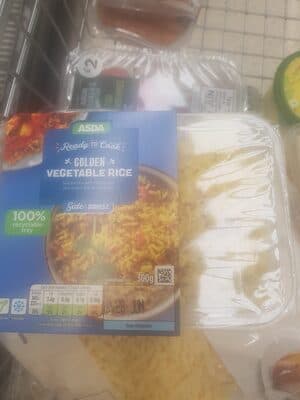 Asdas Golden Vegetable Rice