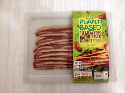 Meat free bacon style rashers