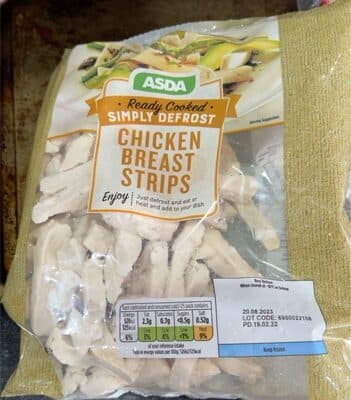 Asda chicken breast strips