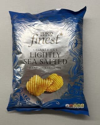 tesco finest ready salted crisps