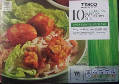 Vegetarian Buffalo Cauliflower Bites