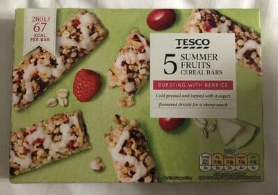 Summer Fruits Cereal Bars