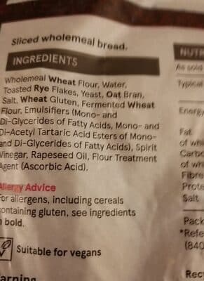 Tesco Finest Wholemeal Loaf