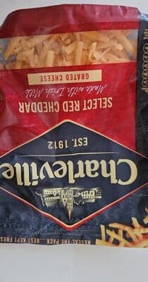 Select red cheddar - grated cheese