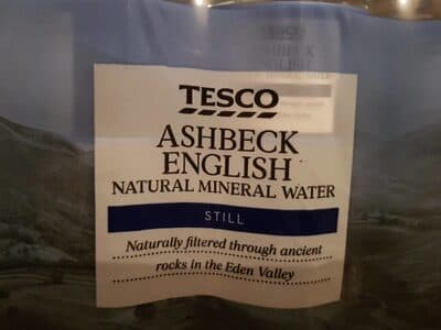 Ashbeck English natural mineral water