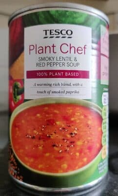 Plant Chef Smoky Lentil & Red Pepper Soup