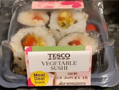 Vegetable sushi