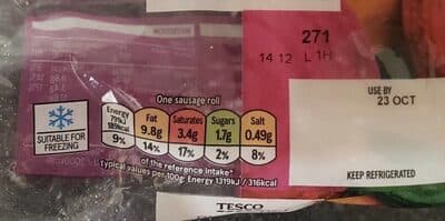 Plant chef meat free sausage rolls
