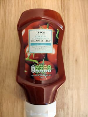 Reduced sugar & salt tomato ketchup