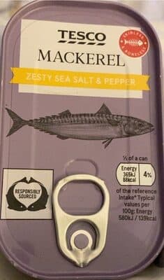 Mackerel Zesty Sea Salt and Pepper
