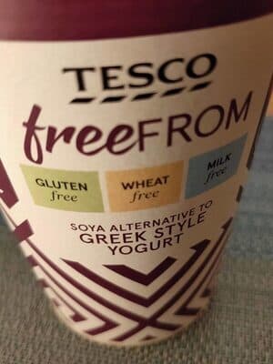 Soya Alternative to Greek Style Yogurt