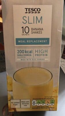 Slim banana shakes