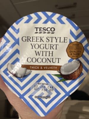 Greek Style Yogurt With Coconut
