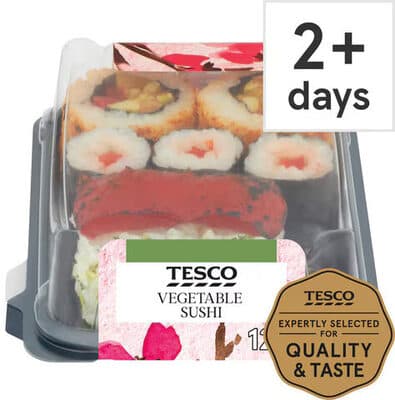 tesco vegetable sushi