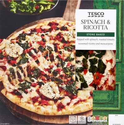 Stonebaked Spinach and Ricotta Pizza