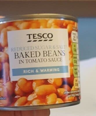 Reduced salt tesco baked beans
