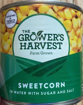 Sweetcorn in Water with Sugar and Salt