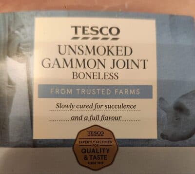 Tesco Unsmoked Gammon Joint