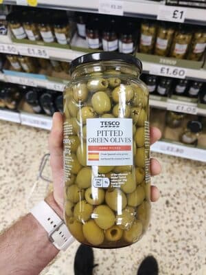 Pitted Green Olives
