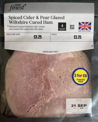 Spiced Cider & Pear Glazed Wiltshire Cured Ham
