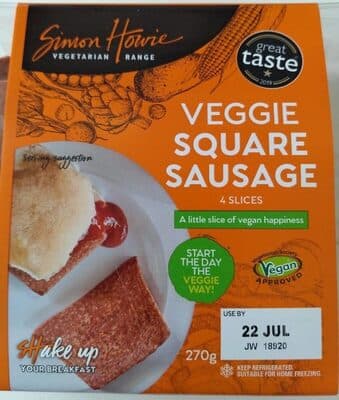 Veggie square sausage