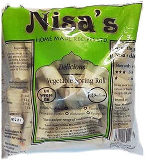 Nisas Vegetable Spring Rolls