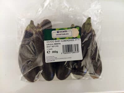 Baby aubergines