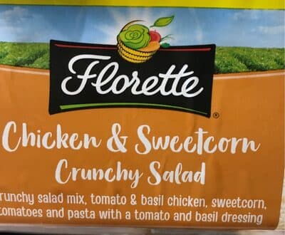 Chicken & sweetcorn crunchy salad