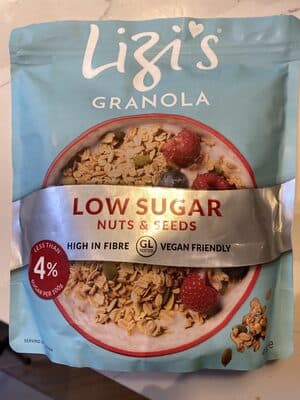 Lizis Granola Low Sugar Nuts & Seeds