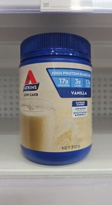 Atkins Low Carb Vanilla shake
