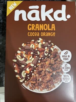 granola cocoa orange