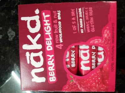 Nakd Raw Fruit and Nut Bars Berry Delight