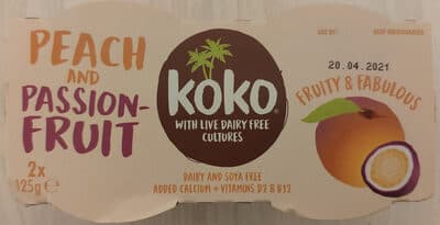 Peach and Passion Fruit