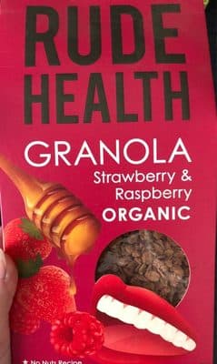 Rude Health Granola Strawberry & Raspberry Organic