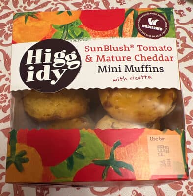 Sunblush tomato & cheddar mini muffins