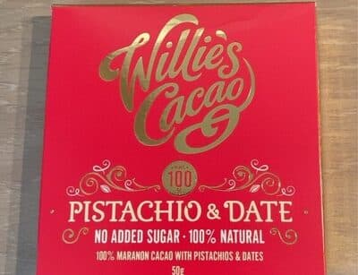 100% Maranon Cacao With Pistachios & Dates